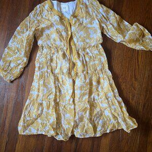 Salt yellow patterned dress (Girls)